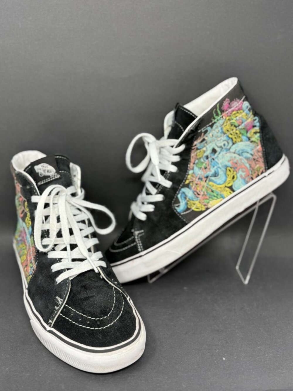 Vans Sk8-Hi Underwater Sneakers Mens 10.5 Shoes Reef Octopus Ocean